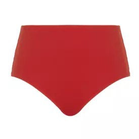 SW2035aARD_PANACHE SWIM AURORA HIGH WAIST BRIEF AURORA RED