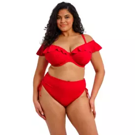 ES7287LAA_ELOMI SWIM PLAIN SAILING ADJUSTABLE BIKINI BRIEF LAVA
