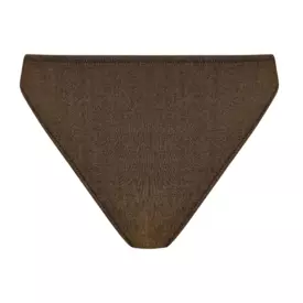 ES803285GOR_ELOMI SWIM SUNSET SHIMMER HIGH LEG BIKINI BRIEF GOLD RUSH