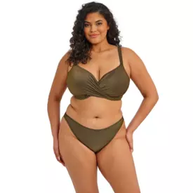 ES803285GOR_ELOMI SWIM SUNSET SHIMMER HIGH LEG BIKINI BRIEF GOLD RUSH