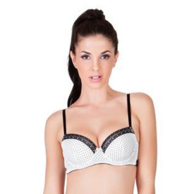 Podprsenka AFFINITAS SIENNA MOULDED BRA WHITE/BLACK