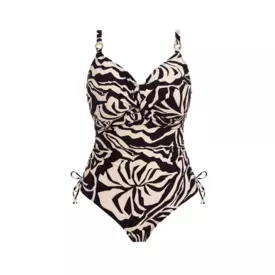 FS505331LAC_FANTASIE SWIM ARUBA NIGHTS UW TWIST FRONT BLACK & CREAM
