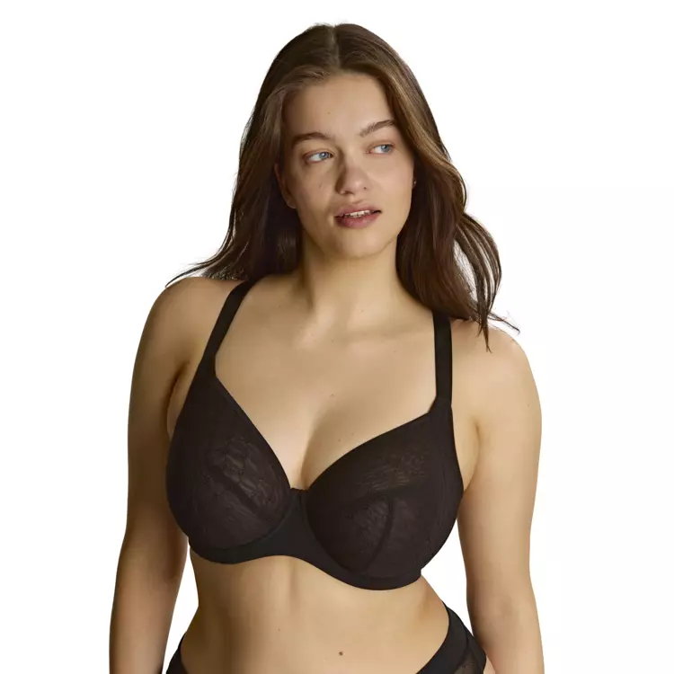 SC11446BLK_SCULPTRESSE MUSE PLUNGE BRA BLACK