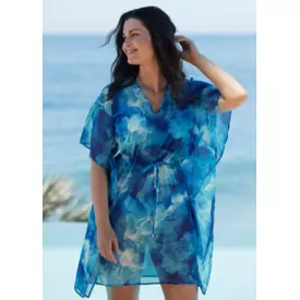 FS506094DAZ_FANTASIE SAUNTON SANDS KAFTAN DAZZLING BLUE