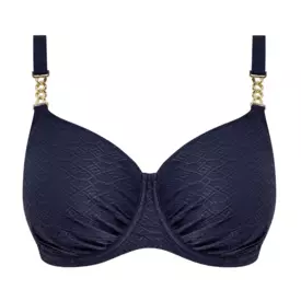 FS506601MIH_FANTASIE SWIM AZORES UW GATHERED FULL CUP BIKINI TOP MIDNIGHT