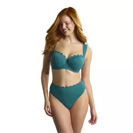 SW1842eTBE_PANACHE SWIM SPIRIT BETTE BALCONY BIKINI TOP TEAL BLUE