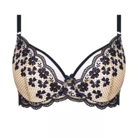 SASCARLA123NAY_SAMANTA SCARLETT A123 SOFT BALCONY BRA NAVY