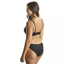 SW1862bBLK_PANACHE SWIM SIGNATURE GINA SQUARE NECK CROP TOP BLACK