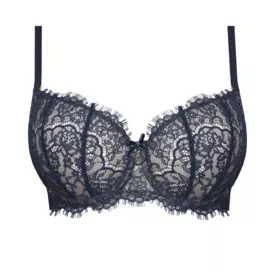 SALARAA145NAY_SAMANTA LARA A145 SOFT HALF CUP BRA NAVY