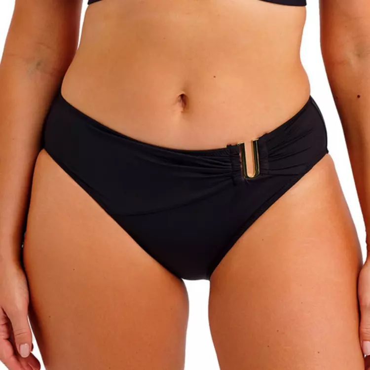FS505172BLK_FANTASIE SWIM MERISSA MID RISE BIKINI BRIEF BLACK