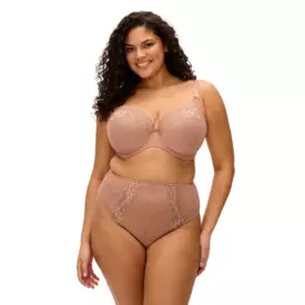 EL4490MOA_ELOMI LUCIE UW PLUNGE STRETCH BRA MOCHA