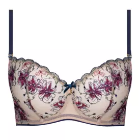 SAFRIDAA142SAE_SAMANTA FRIDA A142 SOFT HALF CUP BRA SAPPHIRE