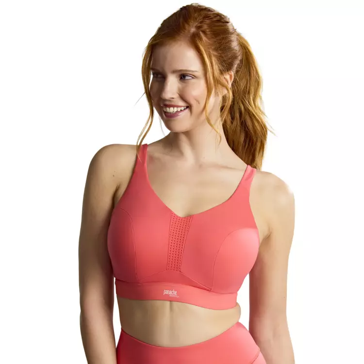 PS5022GRT_PANACHE SPORTS ENDURANCE NON PADDED WIRED BRA GRAPEFRUIT