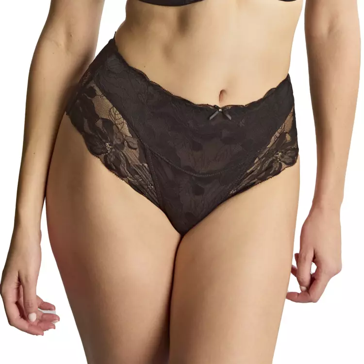 PA11434BLK_PANACHE EVANGELINE DEEP BRIEF BLACK