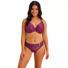 FS506102BER_FANTASIE SWIM PAROS COAST UW PLUNGE BIKINI TOP BERRY SHIMMER