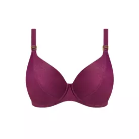 FS506102BER_FANTASIE SWIM PAROS COAST UW PLUNGE BIKINI TOP BERRY SHIMMER