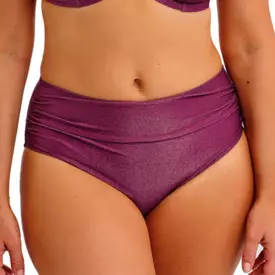 Plavky spodní díl FANTASIE SWIM PAROS COAST FULL BIKINI BRIEF BERRY SHIMMER