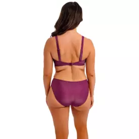 FS506187BER_FANTASIE SWIM PAROS COAST MID RISE BIKINI BRIEF BERRY SHIMMER