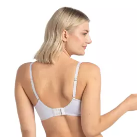 SAPERLAA142SIR_SAMANTA PERLA A142 SOFT HALF CUP BRA SILVER