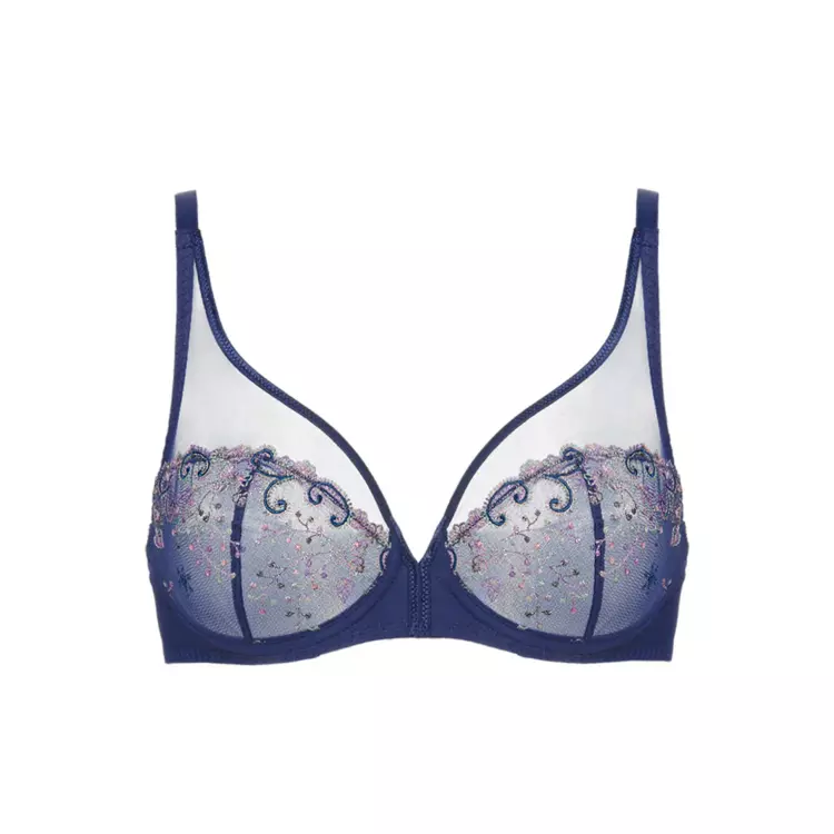 SP12X319036RBE_SIMONE PÉRÈLE DELICE PLUNGE FULL CUP RAINBOW BLUE