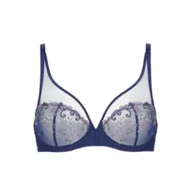 Podprsenka SIMONE PÉRÈLE DELICE PLUNGE FULL CUP RAINBOW BLUE