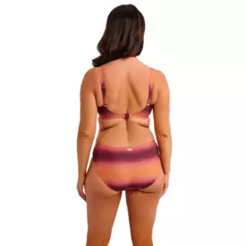 FS506127GLO_FANTASIE SWIM PAROS COAST UW GATHERED FULL CUP BIKINI TOP SUNSET GLOW