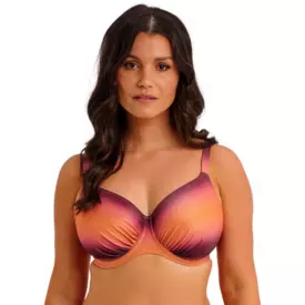 Plavky vrchní díl FANTASIE SWIM PAROS COAST UW GATHERED FULL CUP BIKINI TOP SUNSET GLOW