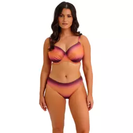 FS506172GLO_FANTASIE SWIM PAROS COAST MID RISE BIKINI BRIEF SUNSET GLOW