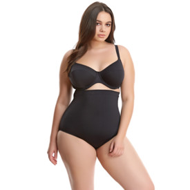 Plavky spodní díl Elomi Swim Essentials High Waist Brief Black