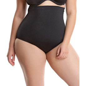 Plavky spodní díl Elomi Swim Essentials High Waist Brief Black