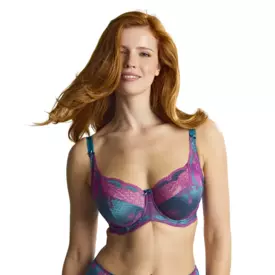 Podprsenka PANACHE CLARA FULL CUP BRA TEAL/MAGENTA