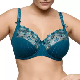 PD0161811PEA_PRIMADONNA DEAUVILLE FULLCUP WIRE PEACOCK