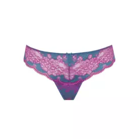 PA7259TMA_PANACHE CLARA THONG TEAL/MAGENTA