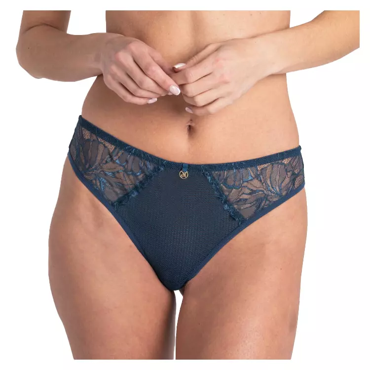 Kalhotky SAMANTA HARMONY M300 THONG INDIGO