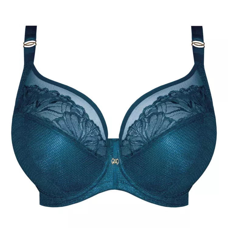 SAHARMA910INO_SAMANTA HARMONY A910 SOFT FULL CUP SIDE SUPPORT BRA INDIGO