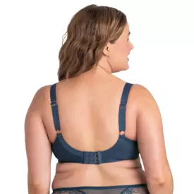 SAHARMA910INO_SAMANTA HARMONY A910 SOFT FULL CUP SIDE SUPPORT BRA INDIGO
