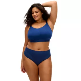 EL301417FRY_ELOMI DOWNTIME NON WIRED BRALETTE FRENCH NAVY