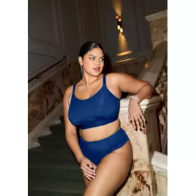 EL301417FRY_ELOMI DOWNTIME NON WIRED BRALETTE FRENCH NAVY