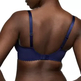 PD0163492WBL_PRIMADONNA SAN ANGEL HALF PADDED PLUNGE BRA WATER BLUE