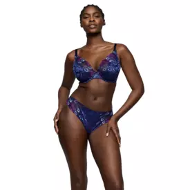 PD0163492WBL_PRIMADONNA SAN ANGEL HALF PADDED PLUNGE BRA WATER BLUE