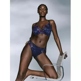 PD0163492WBL_PRIMADONNA SAN ANGEL HALF PADDED PLUNGE BRA WATER BLUE