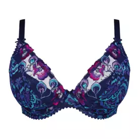 Podprsenka PRIMADONNA SAN ANGEL HALF PADDED PLUNGE BRA WATER BLUE