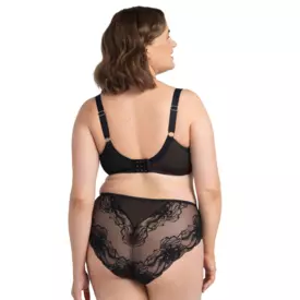 SAMYSTA910BLK_SAMANTA MYSTERY A910 FULL CUP SIDE SUPPORT BRA BLACK