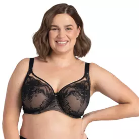 Podprsenka SAMANTA MYSTERY A910 FULL CUP SIDE SUPPORT BRA BLACK