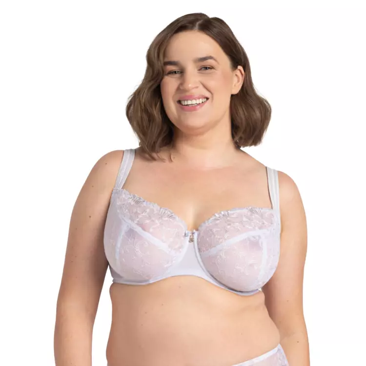 SAPERLAA922SIR_SAMANTA PERLA A922 SOFT FULL CUP BRA SILVER