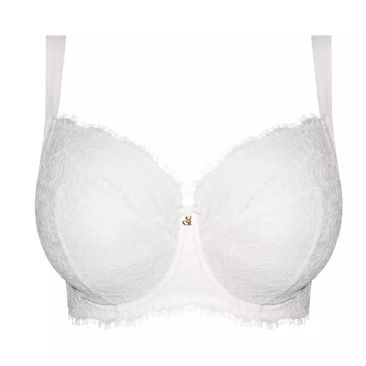 SALARAA911PEL_SAMANTA LARA A911 SOFT FULL CUP SIDE SUPPORT BRA PEARL