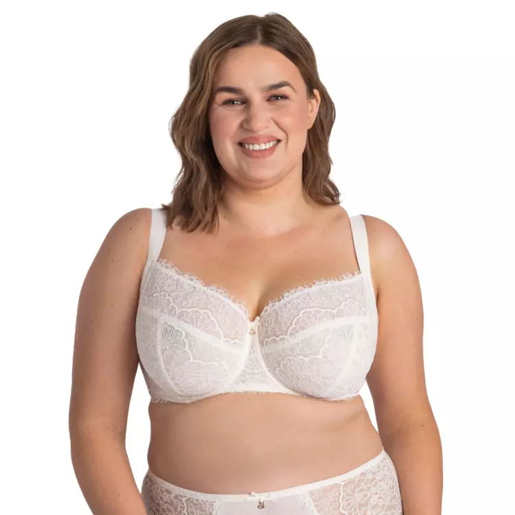 SALARAA911PEL_SAMANTA LARA A911 SOFT FULL CUP SIDE SUPPORT BRA PEARL