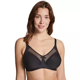 RO821BLK_ROYCE CHARLOTTE FULL CUP NON-WIRED BRA BLACK