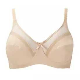RO821NAE_ROYCE CHARLOTTE FULL CUP NON-WIRED BRA NATURAL BEIGE