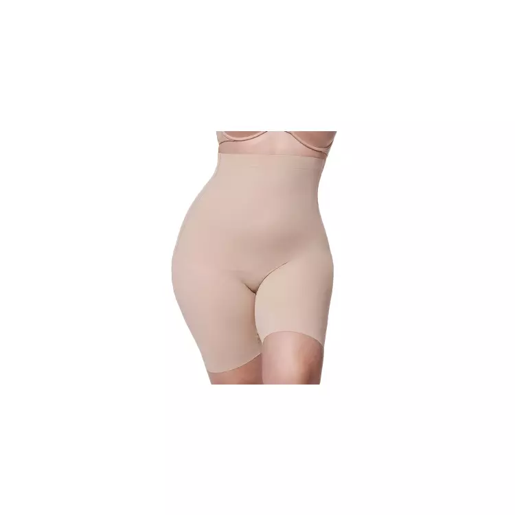JU296NUE_JULIMEX BERMUDY HIGH WAIST SHAPING SHORTS BEIGE